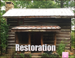Historic Log Cabin Restoration  Euclid, Ohio